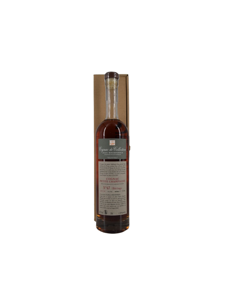 COGNAC PETITE CHAMPAGNE N°67 HERITAGE GROSPERRIN 0.7 L