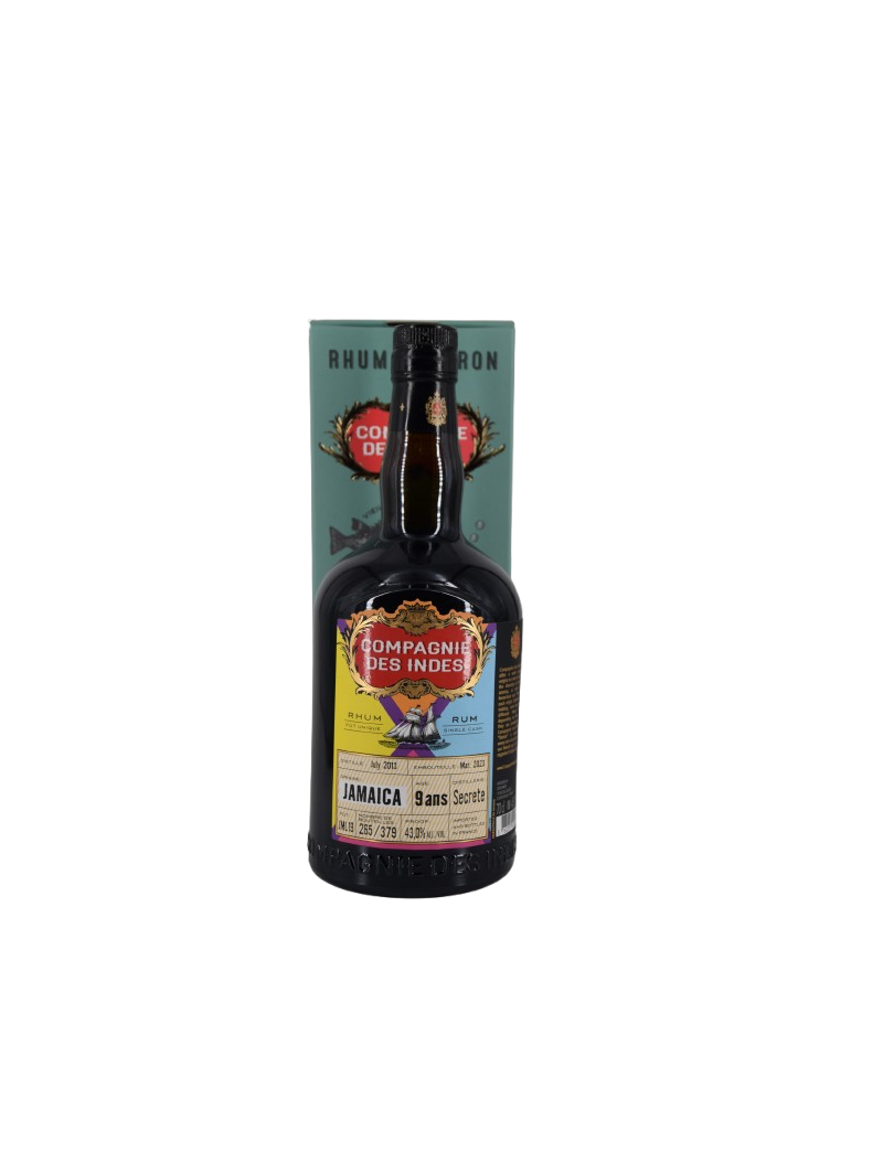 JAMAICA 9 ANS SECRET RHUM COMPAGNIE DES INDES