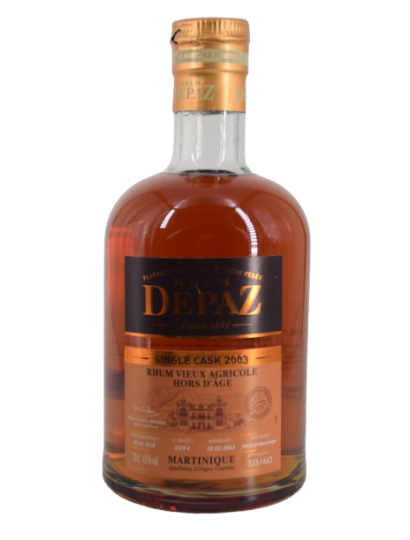 DEPAZ SINGLE CASK 2003 VIEUX RHUM